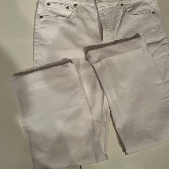 J.Crew Slim Demi Boot White Jeans – Size 29 (NWT, Retail $148) - Picture 2 of 16
